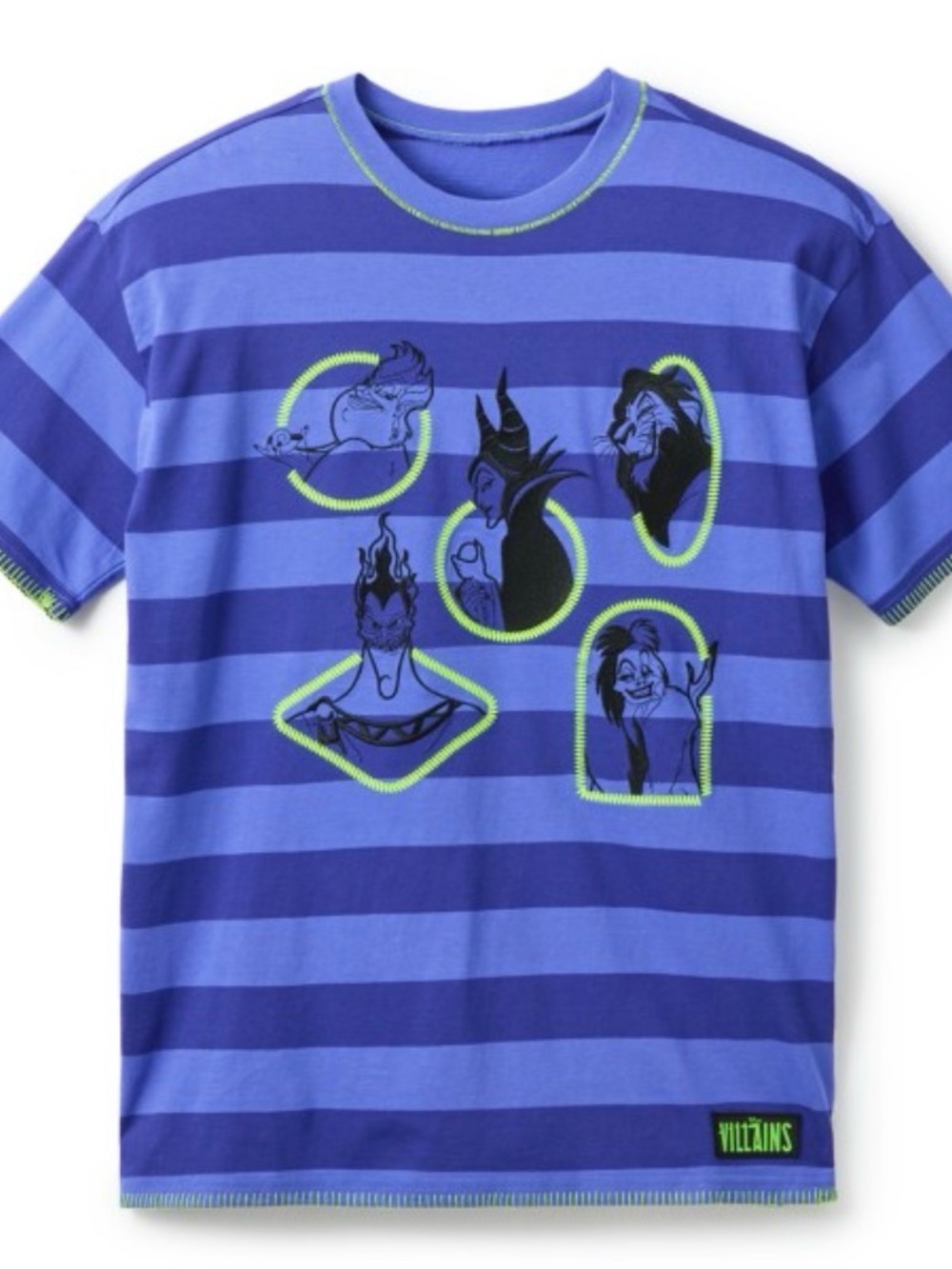 Disney Villains Glow-in-the-Dark T-Shirt for Men by Our Universe - Picture 2 of 5